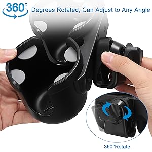 Stroller Cup Holder with Phone Holder, Bike Cup Holder, Universal Cup Holder for Uppababy Nuna Doona Strollers, 2-in-1 Cup Phone Holder for Stroller Bike Wheelchair Walker Accessory