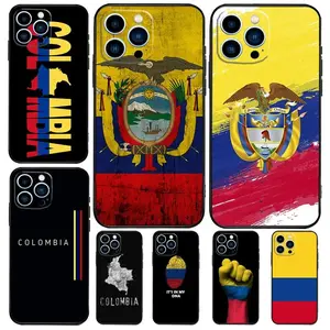 Fashion Colombia Flag Case For Samsung Galaxy S26 S25 S24 S23 S22 For iphone 17 16 15 14 13 12 11 17Air Plus Pro Promax