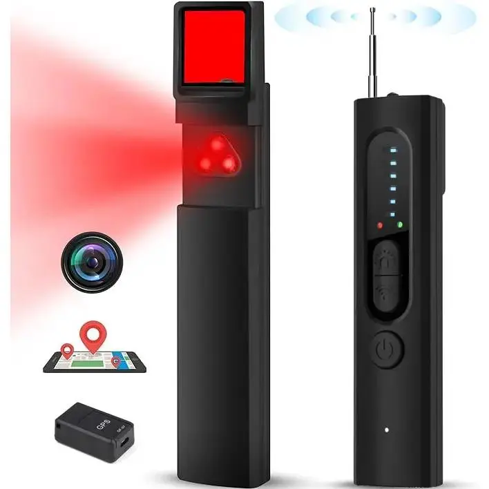 YYT1 Hidden Camera Detectors and Bug Detector, Listening Device Detector, GPS Detector 6 Levels Sensitivity, Travel/Hotel/Car/Indoor