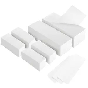 600-Count Non Woven Wax Strips, 2 Sizes Body & Facial Hair Removal Epilating Waxing Paper for Leg, Face, Chest, Back, Bikini Area