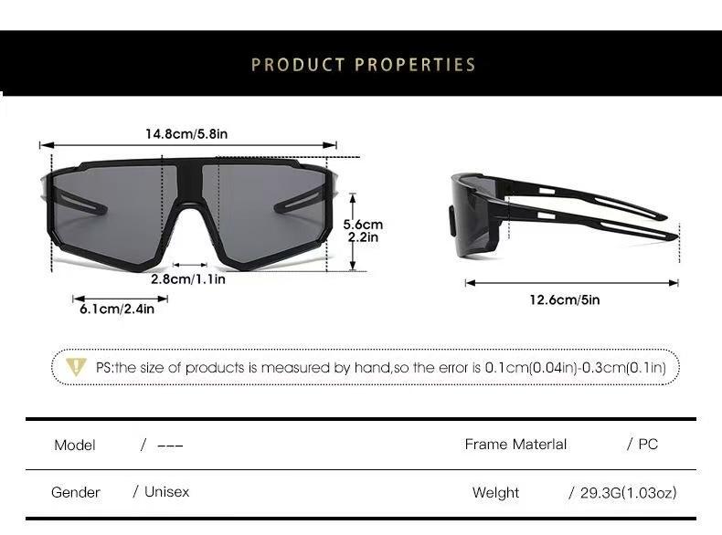 4pcs Men & Women Sports Cycling Sunglasses – UV400 Mirror Lens Goggles for Running, Fishing, Hiking & Outdoor Riding, Windproof Lightweight Design, Ideal Sun Protection Eyewear for Summer Activities Polarized travel accessory Double Bridge Sunglasses Set