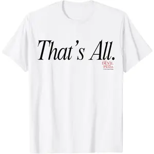 Boys' The Devil Wears Prada "That's All" Graphic T-Shirt, Casual Streetwear Top, Kids' Sleepwear Tshirt