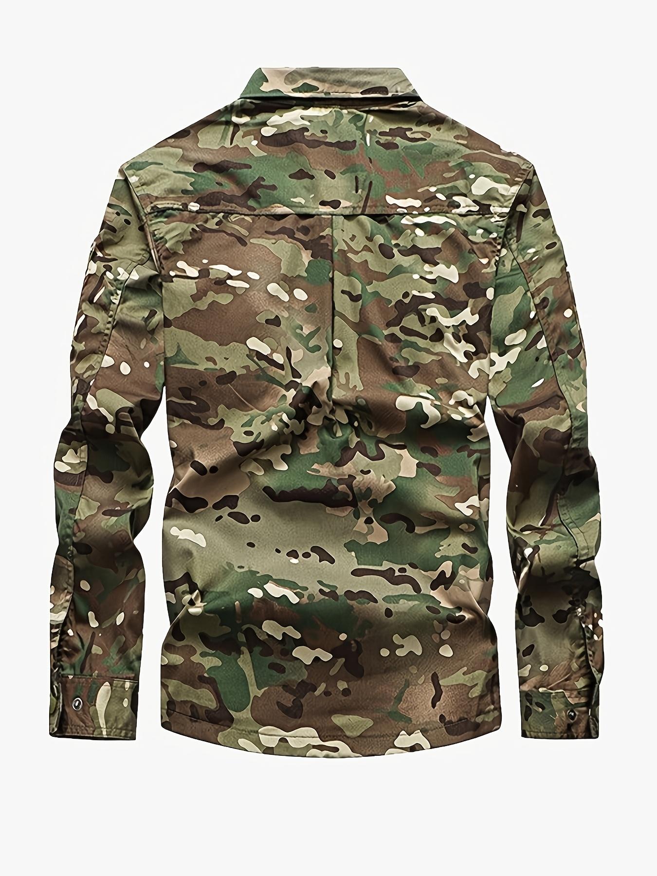 High-Quality Training Uniform Outdoor Acu Uniform Original Durable Lightweight Training Outdoor Jacket Outdoor Fitness Training Pants Suitable for Hiking, Logging, Blacksmithing, Camping, Sports, Fishing