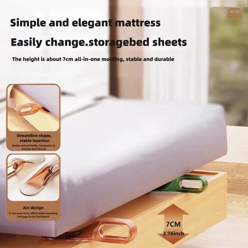 Portable Bed Sheet Changing Tool, Ergonomic Mattress Raiser, Bed Aid Device, Home Use Mattress Lifting Assistant, Comfortable Design