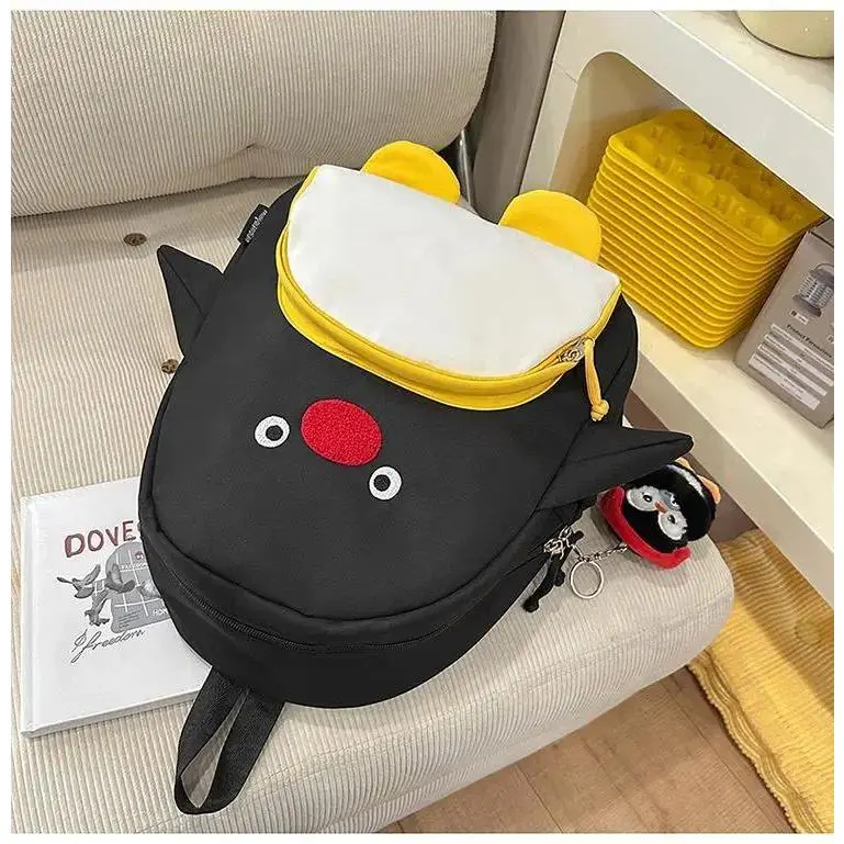 Cute Pingu 3d Penguin Shaped Backpack - Water Resistant Nylon Daypack, Lightweight 13 Inch Laptop Bag, Kawaii School Bag For Wom
