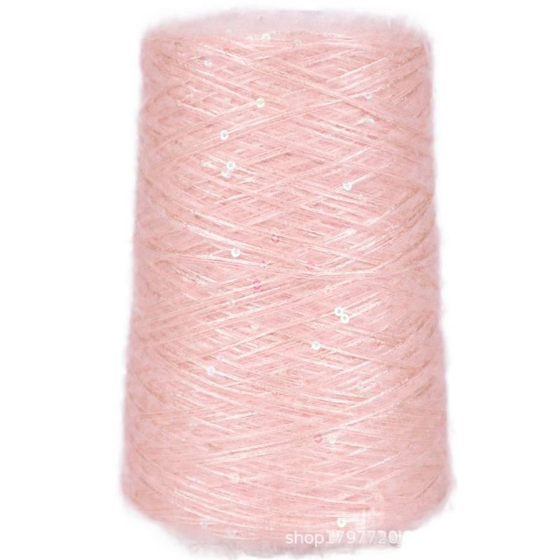 Mohair yarn, fine sequin yarn, glitter thread, hand-knitting yarn, yarn ball
