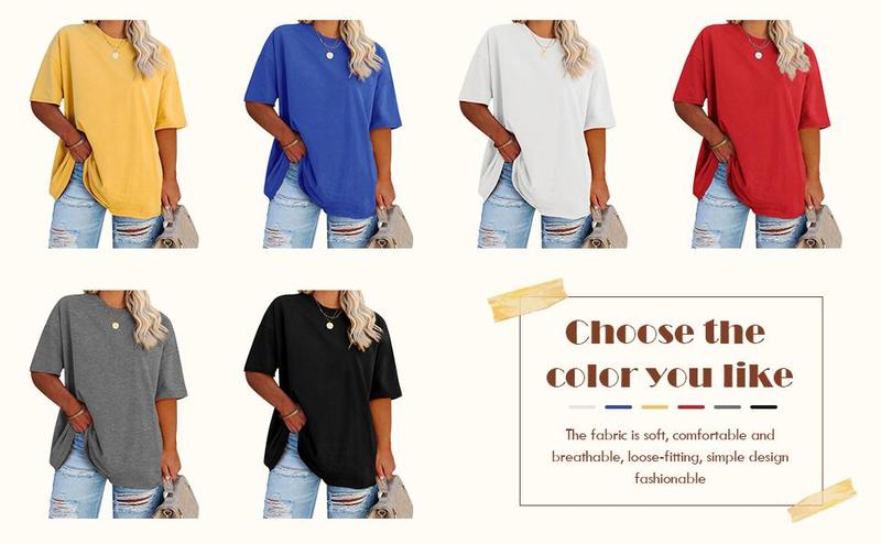 【1XL-5XL】Plus Size Curve imily bela curve Women's Plus Size T Shirts Oversized Tees Summer Half Sleeve Crew Neck Tunic Tops