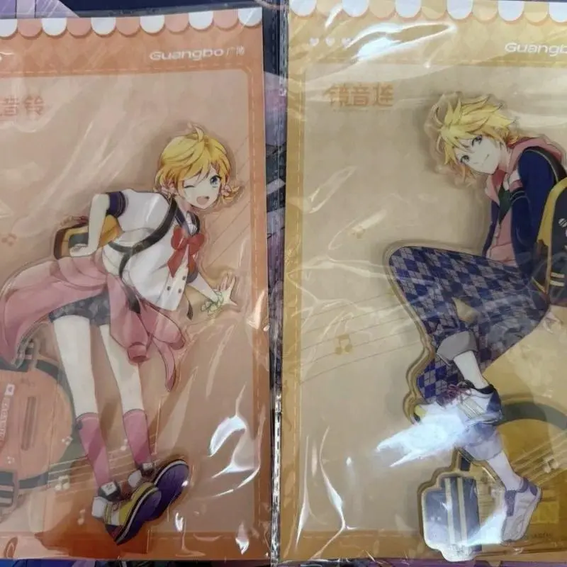 Kagamine Rin/Len Acrylic Stand Figure, Hatsune Miku-Project DIVA- Anime Peripheral for Anime Fans, Creative Modeling Room Desktop Ornament
