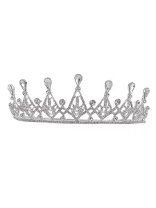 New European and American Vintage Crown Bridal Tiara Baroque Queen Princess Large Gold Crown Wedding Dress Accessory