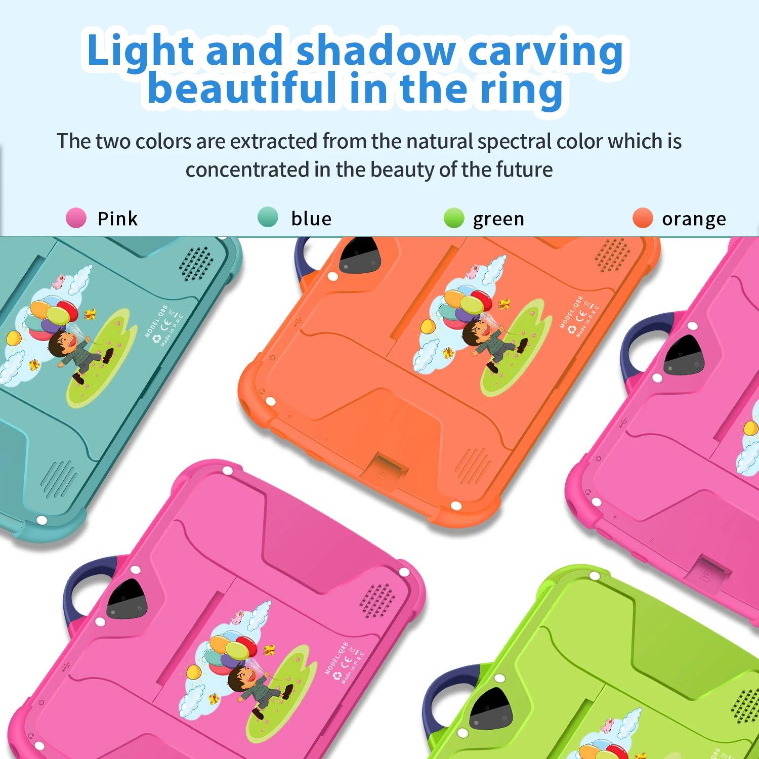 7-Inch Kids Tablet with Android 13 - Quad Core 4GB RAM 64GB Storage, Educational Learning Device with Parental Control & Child-Friendly Design tablet educativa