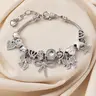【Black Friday】Women's Elegant Bow & Heart Design Charm Bracelet, Exquisite Trendy Fashionable Casual Jewelry for Women & Girls as a Gift #GLOBAL PICKS