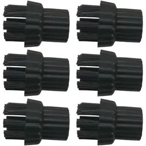 6PCS X5 H20 Nylon Brush Head Steam Cleaner Replacement Accessories Steam Mop Quality Durable New Replacement Parts For Steam-Mop