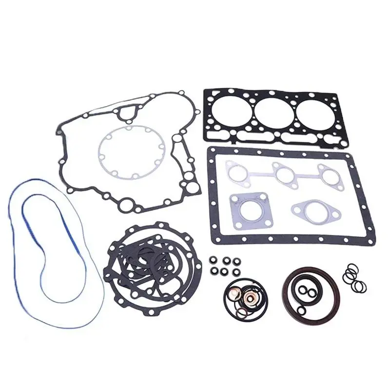 FridayParts Overhaul Full Gasket Kit for Kubota D1105 D1105T Engine F2400 F2560 F2880 F2680E KX41-2 KX61-2 KX41H B26 B2400HSTD RTV1100 ZD28 Excavator