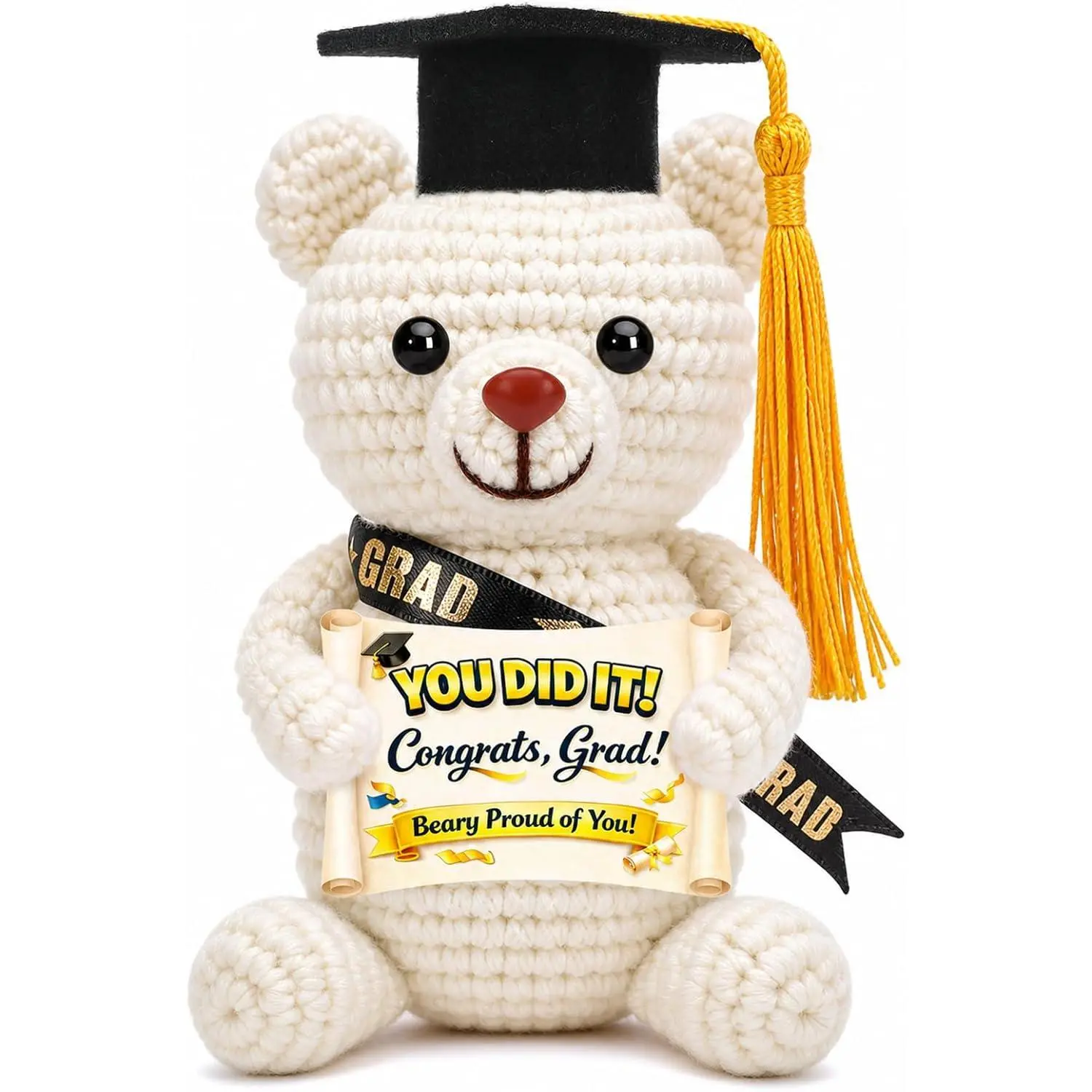 Graduation Bear Gifts Grad for Her Him, 2026 Grad Teddy Bear Plush Animal, Kindergarten Preschool Prek Middle High School College 5th 6th 8th Graduation Gifts Decorations Favors Decor