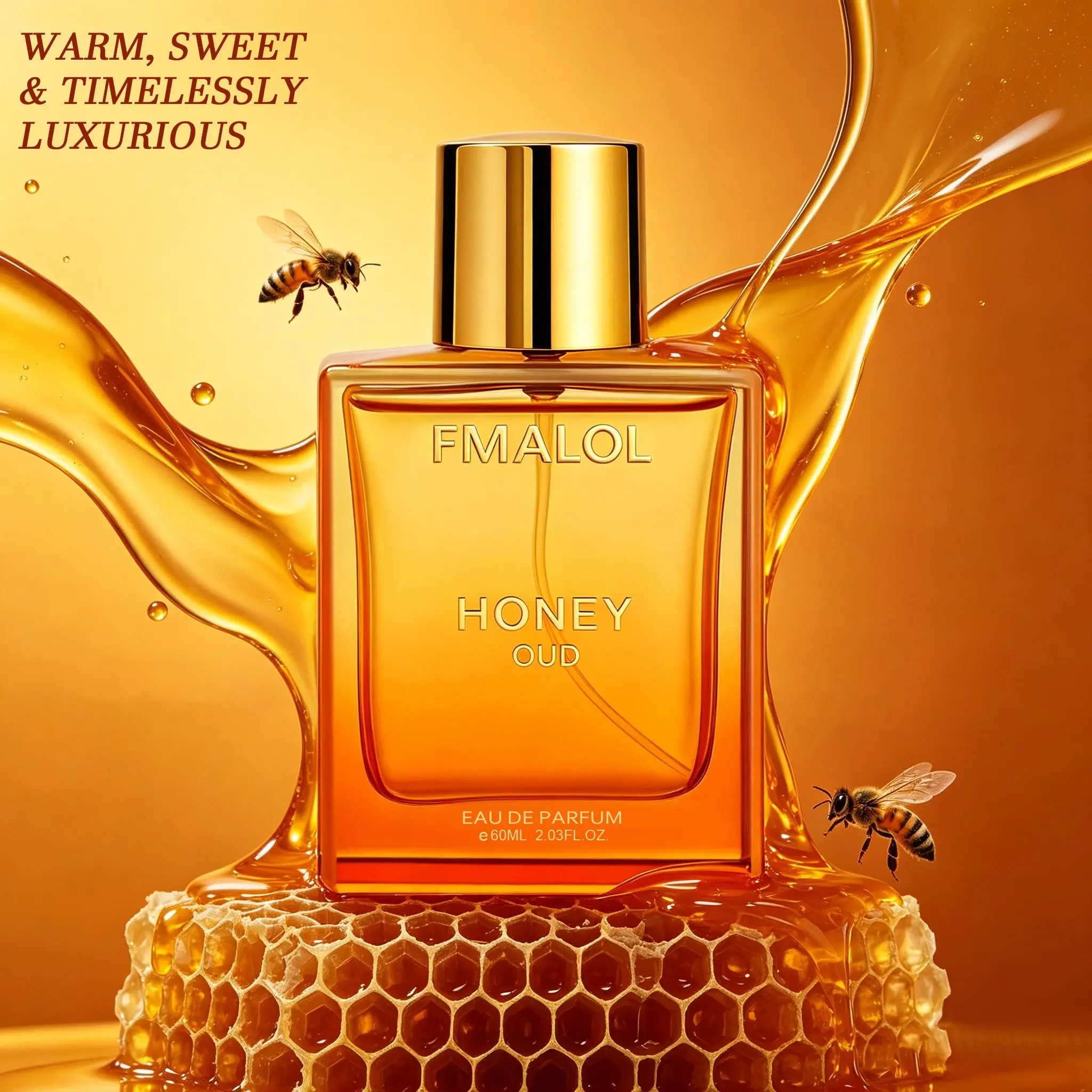 Amber Honeycomb Rich Incense, Classic Woody Fragrance, Perfume, Long-Lasting Aroma, Neutralizes Odors, Unisex, Ideal for Daily Use & Romantic Settings