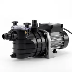 Dual Power Pool Pump 1.5 HP – 6240 GPH – Heavy Duty Quiet Circulation – Self-Priming – Copper Motor – For Above Ground & Inground Pools, Hot Tubs, Spas – Single Speed – Strainer Basket – 115V/230V – Fits 1.5" & 2.0" Connectors
