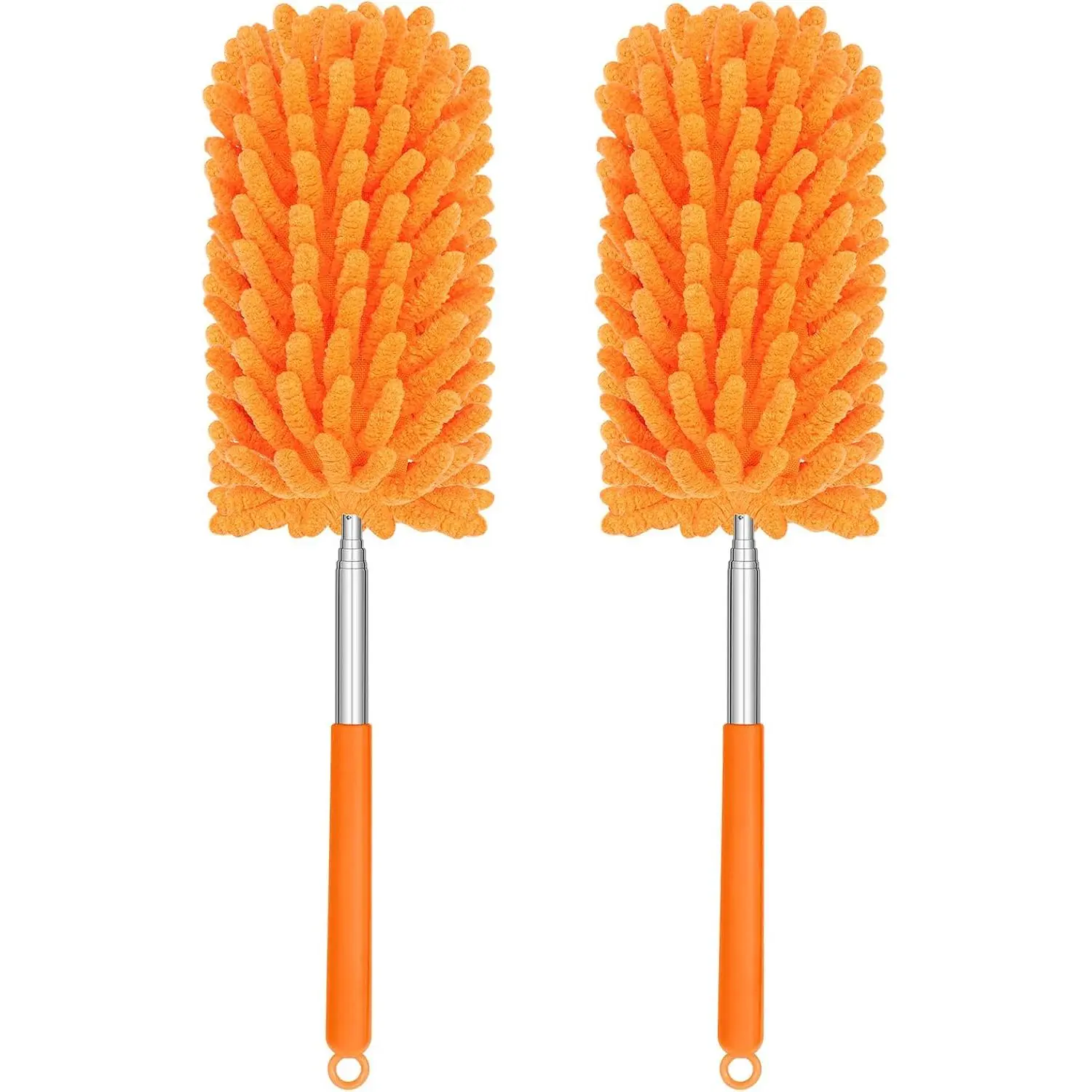 Mini Duster for Cleaning, 360° Bendable Hand Dusters with Extension Pole, Washable Small Duster for  Interior, Office, Furniture