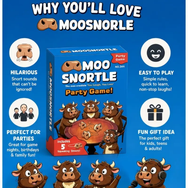 Funny Interactive Game Set, Party Icebreaker, Team Fun Activity, Bright Colors, Easy Board Game, Perfect Family Entertainment Gift