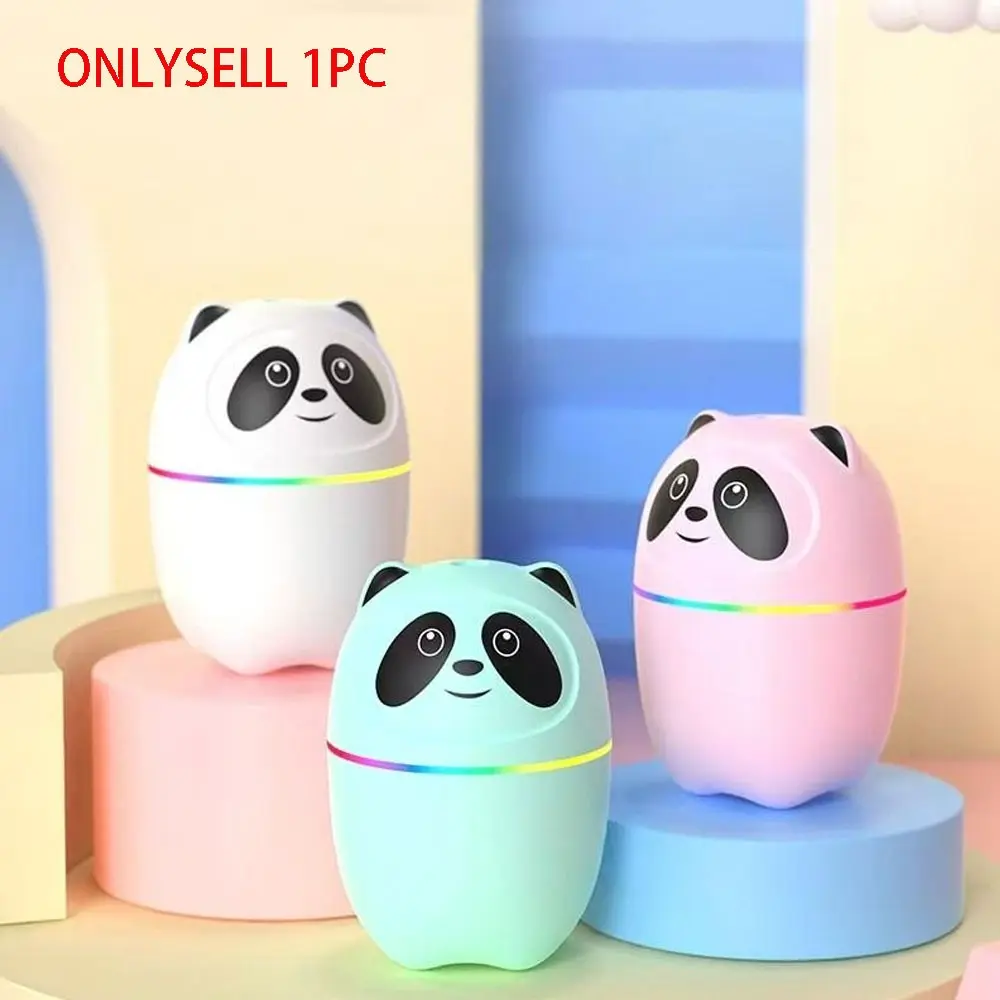 Quiet Bear Humidifier, Ultrafine Mist Ultrasonic, Aromatherapy Purification, Multifunctional, RGB Atmosphere, Home Office Car, USB Powered
