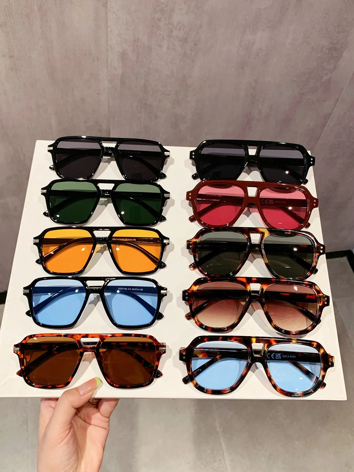 10 Pairs Women's Large Frame Oval Glasses, Multi-Functional Retro Fashion Eyewear, Perfect for Runway, Beach Parties, Street Style