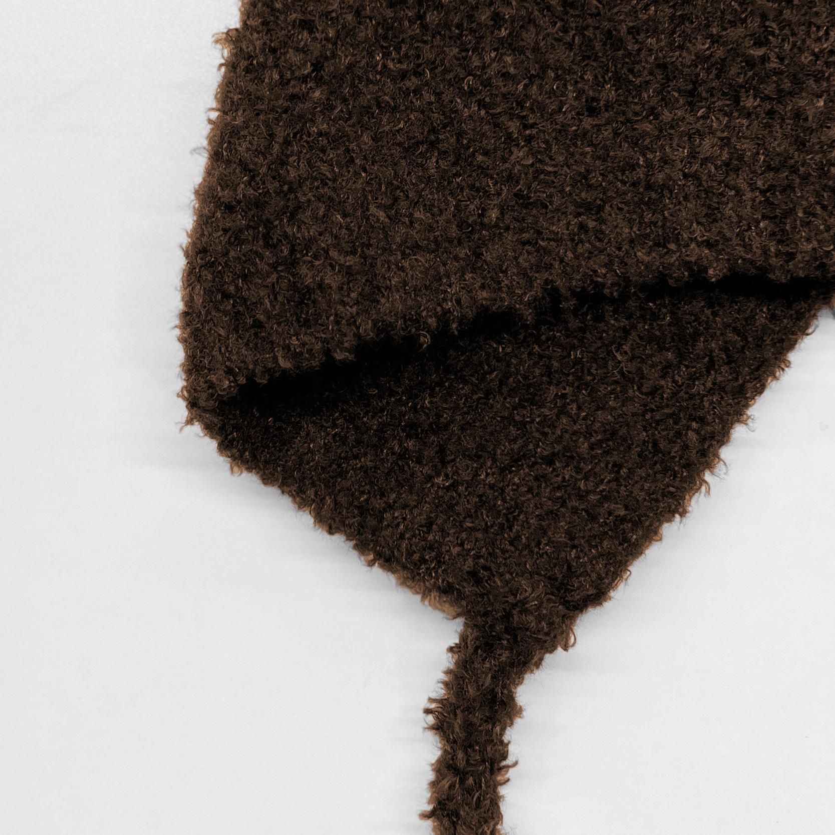 KatchMe Women's Lovely Solid Color Soft Knit Beanie, Winter No-Brim Lightweight Earflap Hat, Cozy Fluffy Bear Ears Crochet Accessory for Ladies