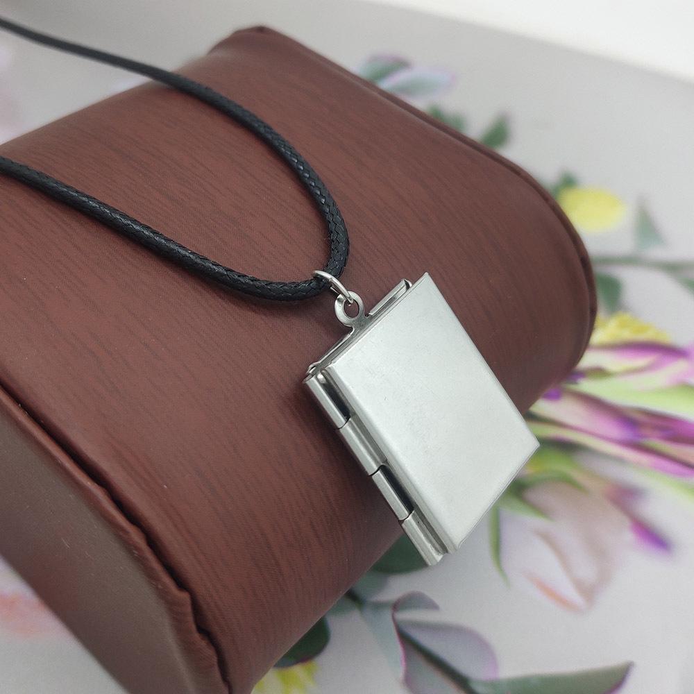 Anime Aoi Todo Same Style Necklace Openable Photo Frame Pendant Sweater Chain Cosplay Accessories Men'S Necklace Jewelry Gift