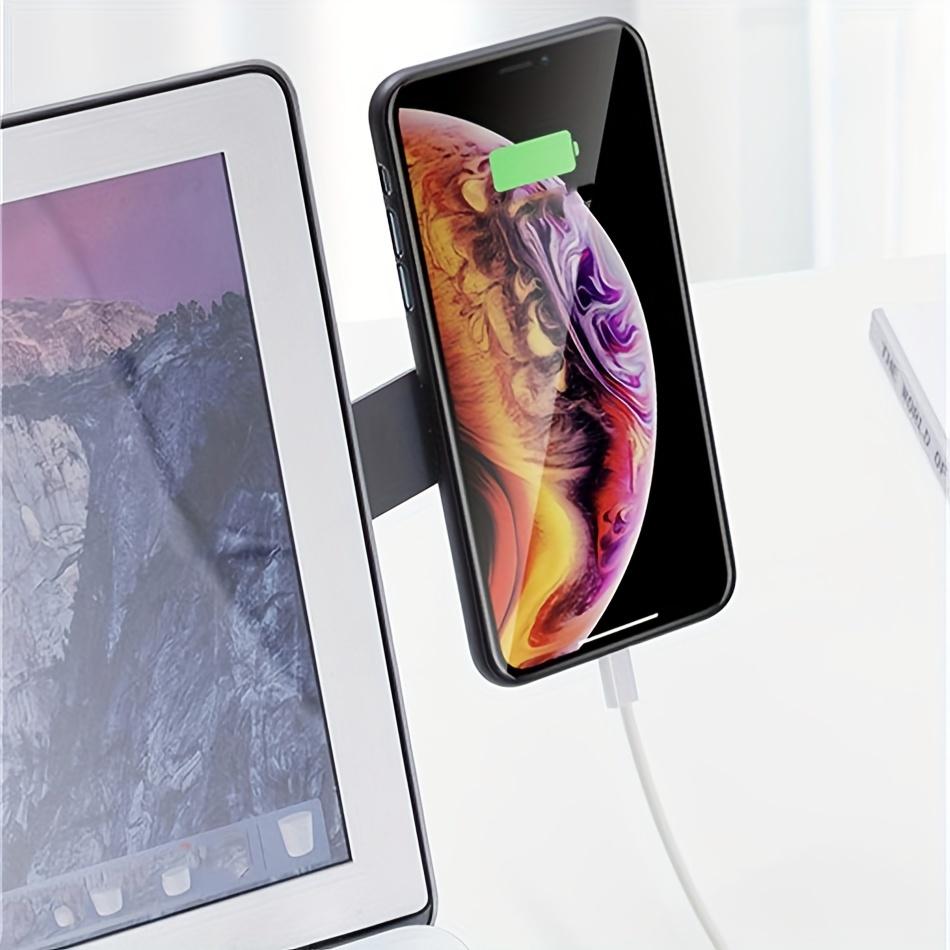 Notebook Computer Expansion Bracket - 1pc Laptop Screen Support Holder - Dual Monitor Display Clip Plastic Sticky Magnetic