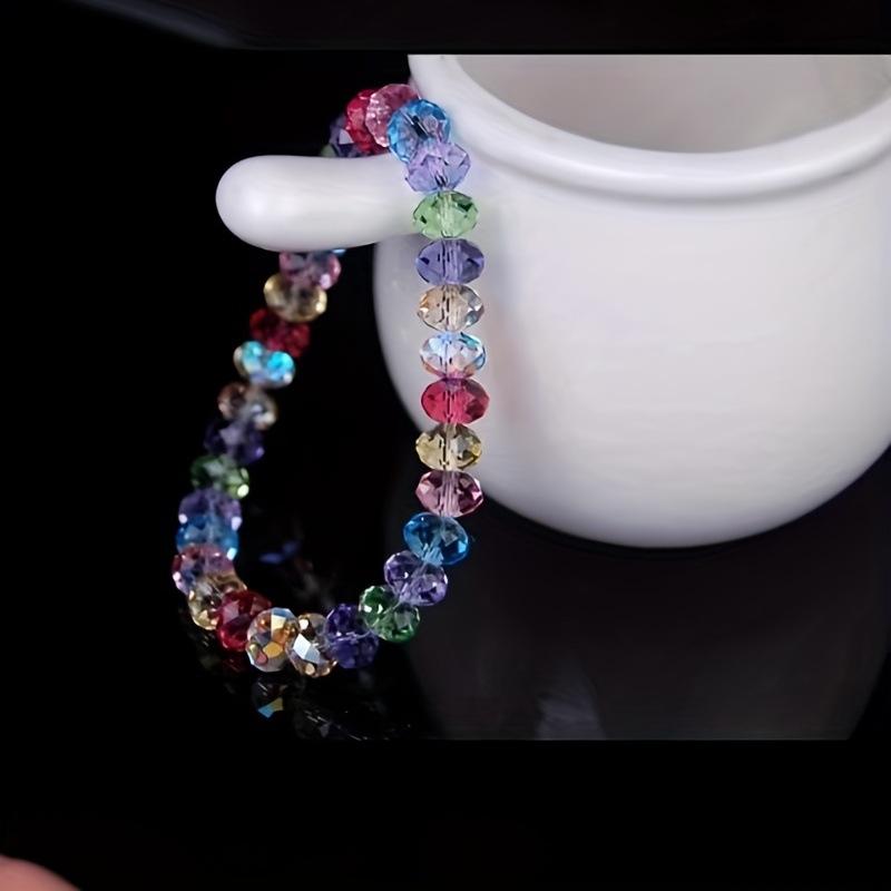 The best-selling female student square imitation crystal chain bracelet is exquisite, luxurious and fashionable