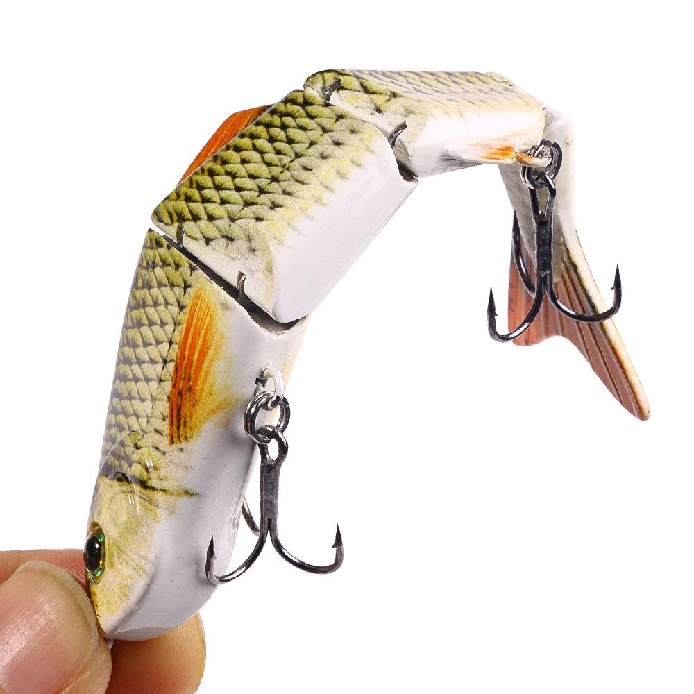 Multi-section Luya bait 12CM16.8G sea fishing Luya bait simulation bait Multi-section bait set