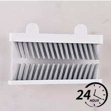 SICANDAENHK Keep your shower drain clog-free with this white wall-mounted shower hair catcher!Reusable, flexible hair collector traps hair effectively without blocking water flow, easy to install on smooth walls, simple to clean and reuse SICANDAENHK Keep your shower drain clog-free with this white wall-mounted shower hair catcher!Reusable, flexible hair collector traps hair effectively without blocking water flow, easy to install on smooth walls, simple to clean and reuse