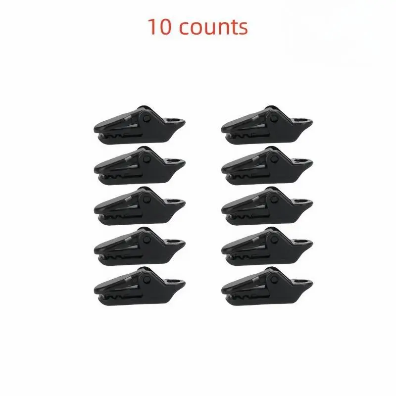 10 Durable Outdoor Tent Clips, Tent Anchors, Essential Camping Gear, Secure Your Tent, Basic Camping Accessories