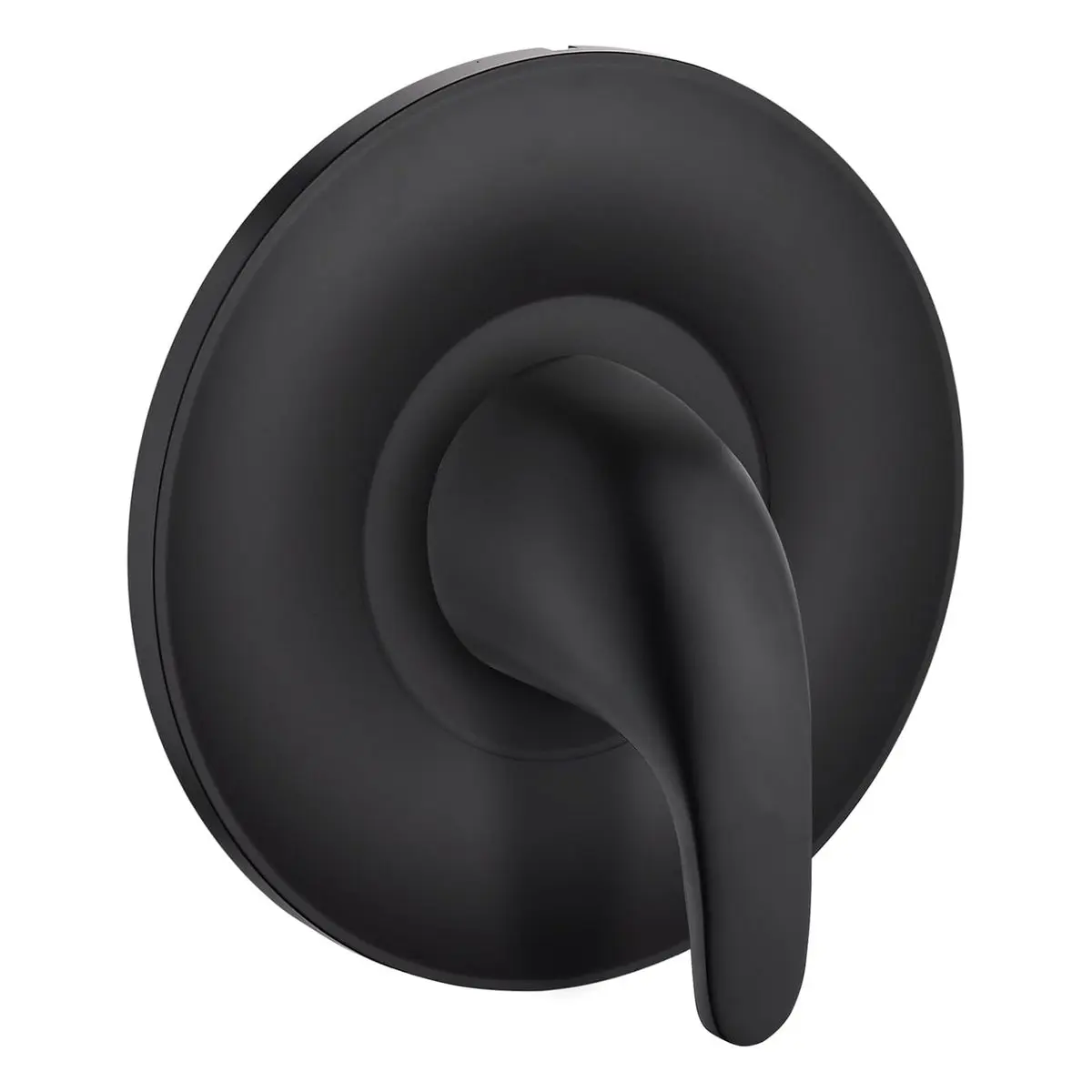 Matte Black Posi-Temp Valve Compatible Tub Shower Trim Kit, Pressure Balancing Single Lever, Includes Handle and Escutcheon