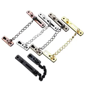 Stainless steel anti-theft chain, precision cast and welded door chain latch, hotel anti-theft security lock chain, apartment door latch, hotel lock latch