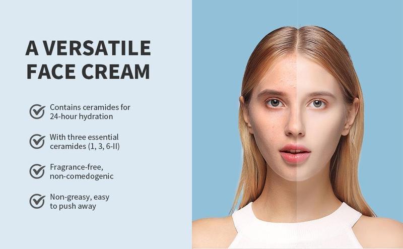 VGO Moisturizing Cream 7-Fold Multi-Effect Repair Cream Body and facial moisture skincare for Skin Daily Repair, Any skin type 100ml / 3.53oz moisturizer  pilling collagen brighten Organic Smooth Lymphatic Contour Brush Turmeric Cleansing Set stamp