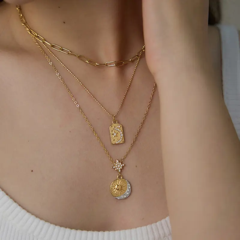 peacock inspired jewelry bri and gemelo necklace talisman necklace paris heart necklace beaded necklace pixie wing necklace xo kitty mom necklace rap a lot chain mother middle child birthday gift diamond choker Gold-Plated Cuban Link Necklace,coastal