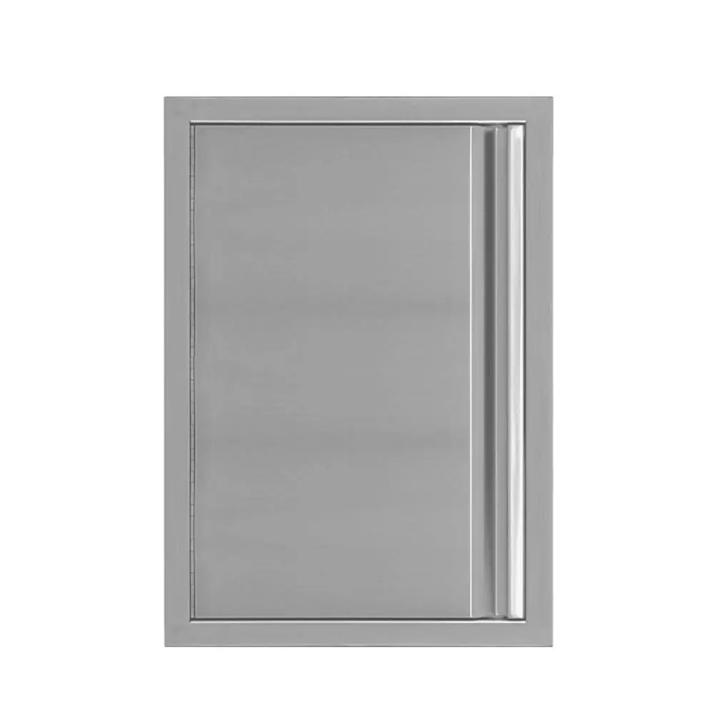 Garvee Outdoor Kitchen Stainless Steel Double Access Door 17W x 24H Inch for BBQ Grilling Station, Outdoor Cabinets, Barbecue Island - Durable and Weather-Resistant
