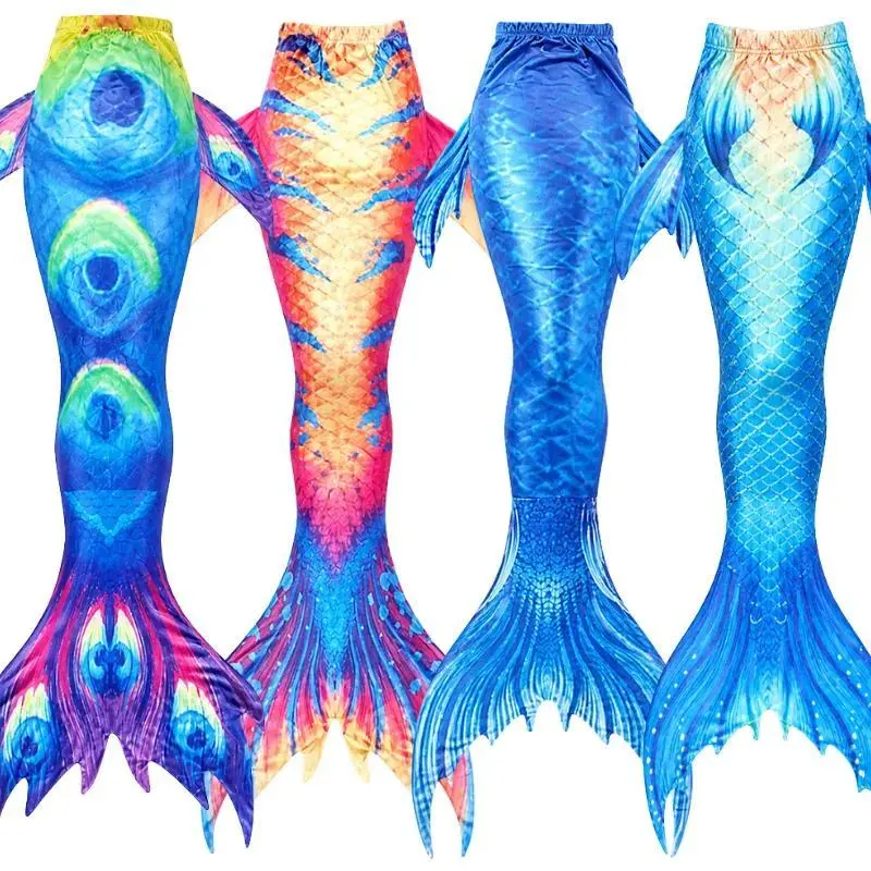 Beauty Fish Tail Cosplay Swimsuit Beach Swimmer Mermaid Costume (Excluding Fins) Halloween Costume