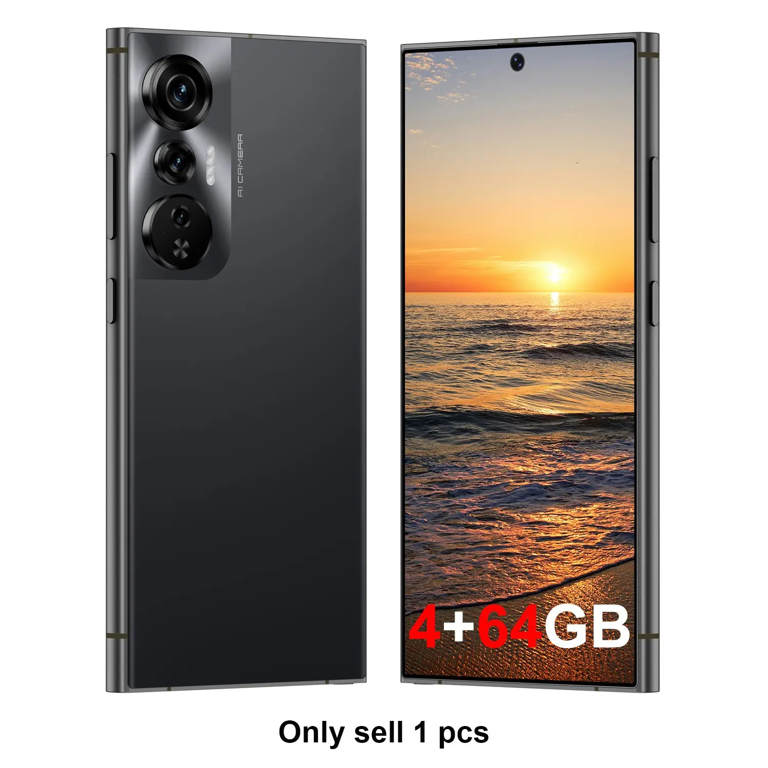 S25 Ultra Smart Android Phone, 5mp+13mp Camera, 4g Network, Dual Sim, 4+64GB Storage, 6.75-Inch Screen, Octa-Core Cpu, Android 10.0, 4100mah Battery