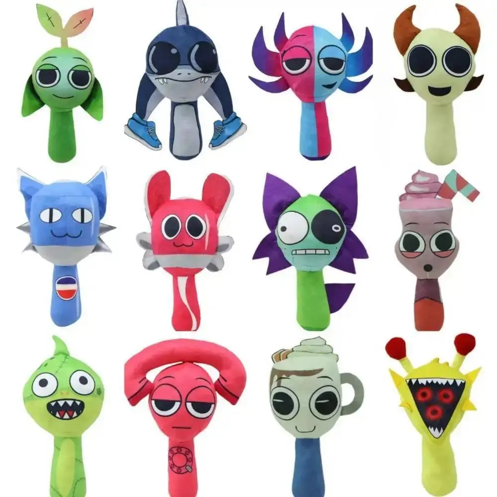Sprunki Plush Toys Sprunki Game-related figurines Doll Stuffed Dolls Sprunki Plushie Soft Toy Peluches  Stuffed Animals