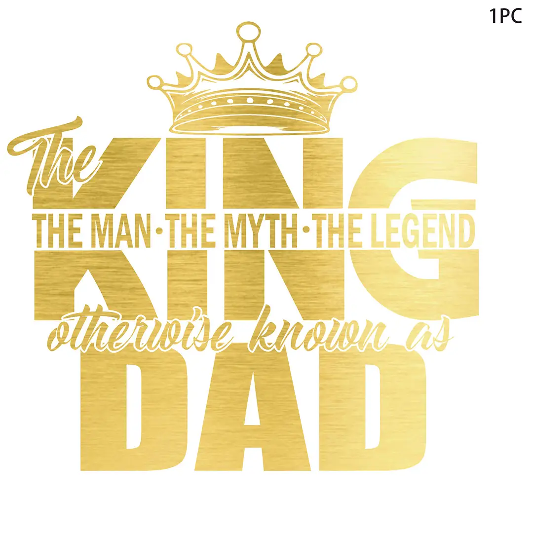 Letter Pattern Heat Transfer Sticker, Letter & Crown Pattern Heat Transfer Sticker, DIY Heat Transfer Sticker for T-shirt, Mask, Jeans, Backpack, Hats