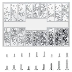 500 Pcs Laptop Screws, M1.2/m1.4/m2 Small Micro Tiny Screws, Electronics Repair, Mini Computer, Glasses, Watch, SSD, M.2 Hard Drive