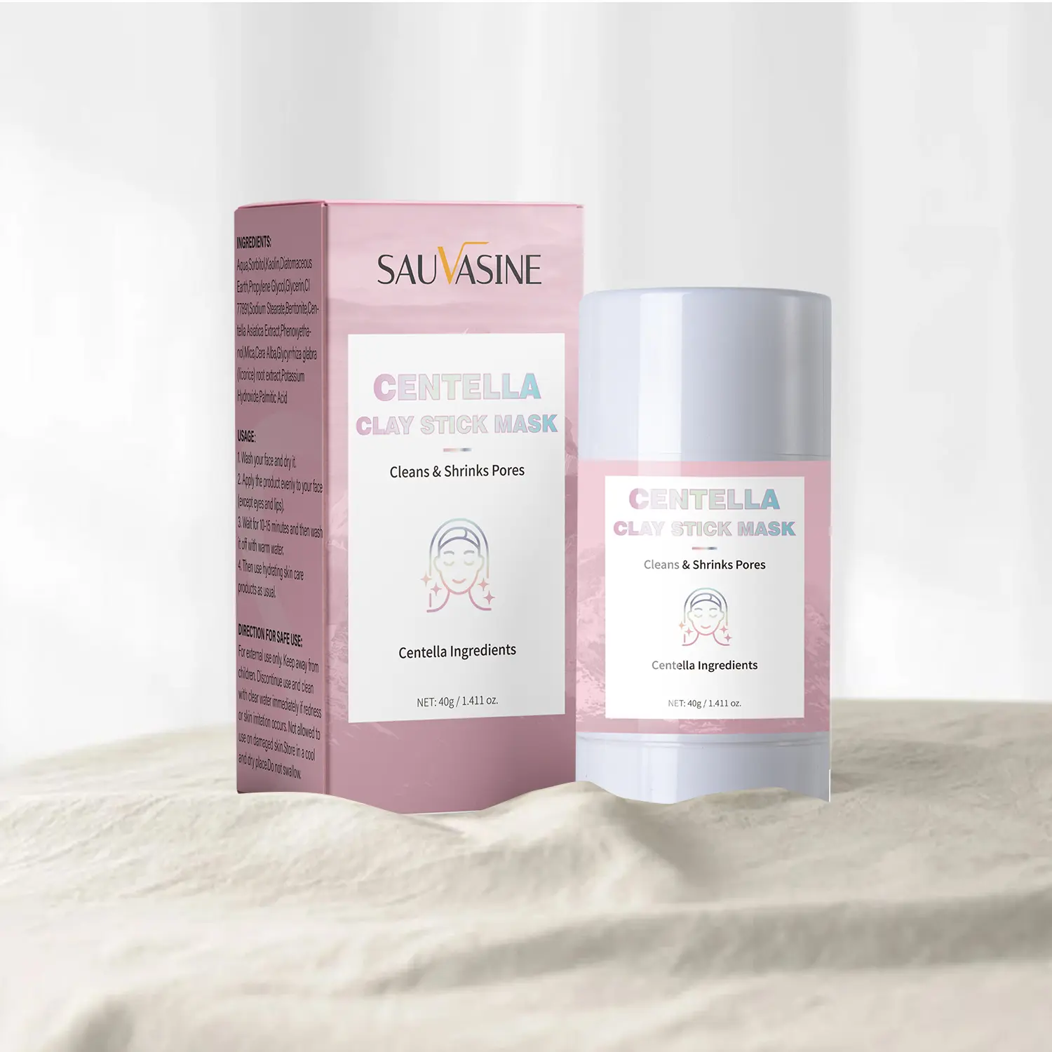 Cica Stick Mask Hydrating Soothing Repairing 100% Natural Centella Asiatica Anti Acne Reduces Redness & Irritation for All Skin Types