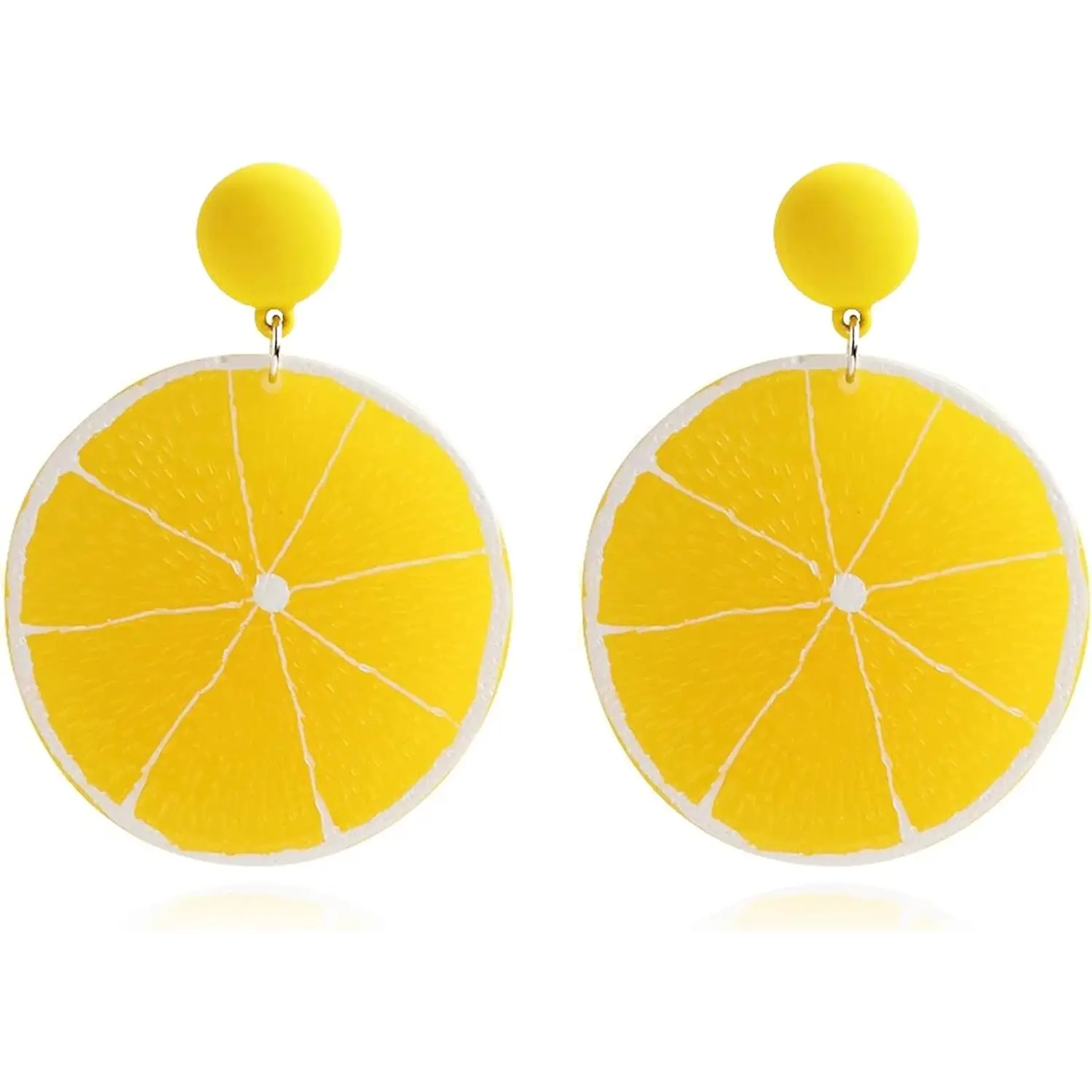 Dangle Earrings for Women Lime Green Earrings  Heart Stud Fruit Earring for Holiday Party  Accessories