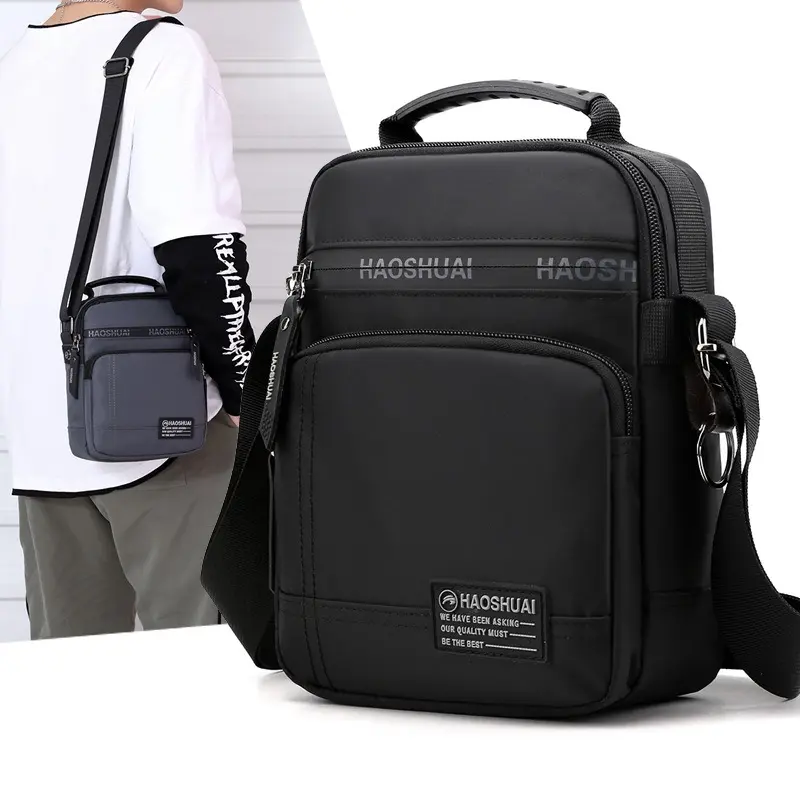 Factory direct sales new men's casual shoulder bag multi-functional outdoor messenger bag briefcase small bag