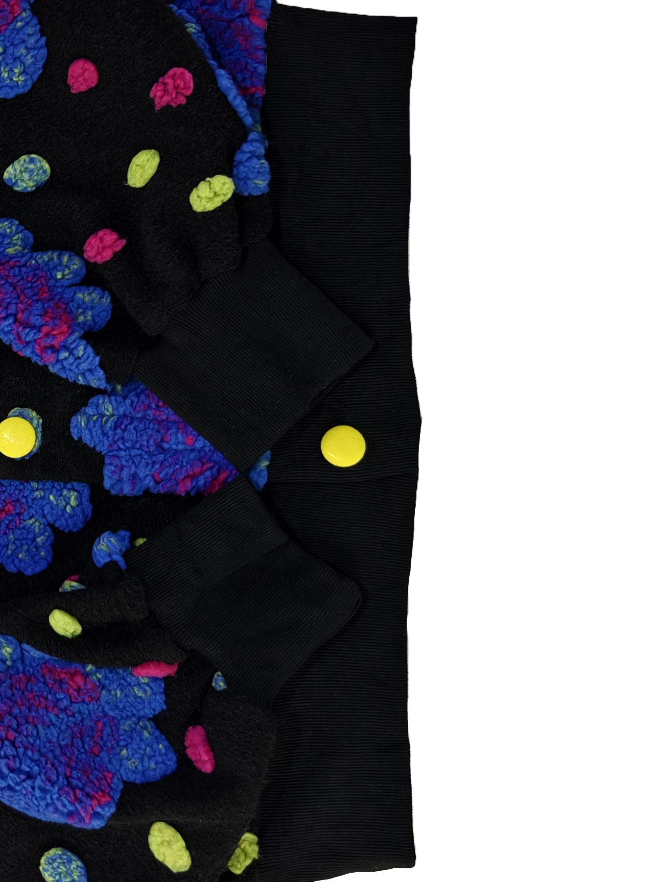 【Plus Size】 Floral Print Button Front Crop Jacket, Casual Long Sleeve Open Front Outerwear for Fall & Winter, Coat, Women's Clothes for Daily Wear, Clothing, Womenswear, Tops