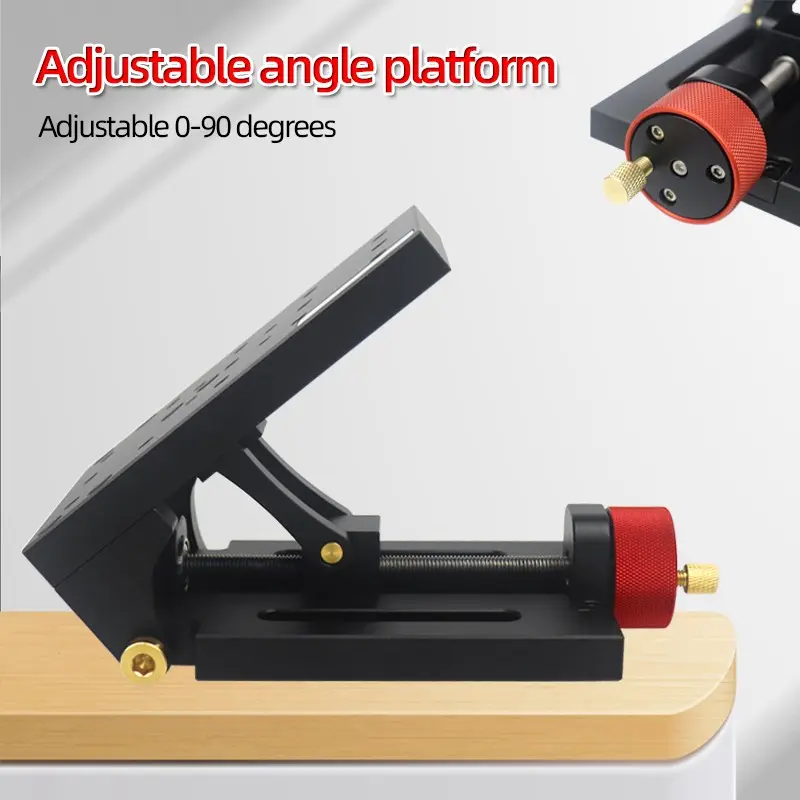 Premium Adjustable Angle Tilt Punch Platform for Producing Machinery Accurate Adjustment for Testing Equipment Measuring Tools Alloy positioning platform
