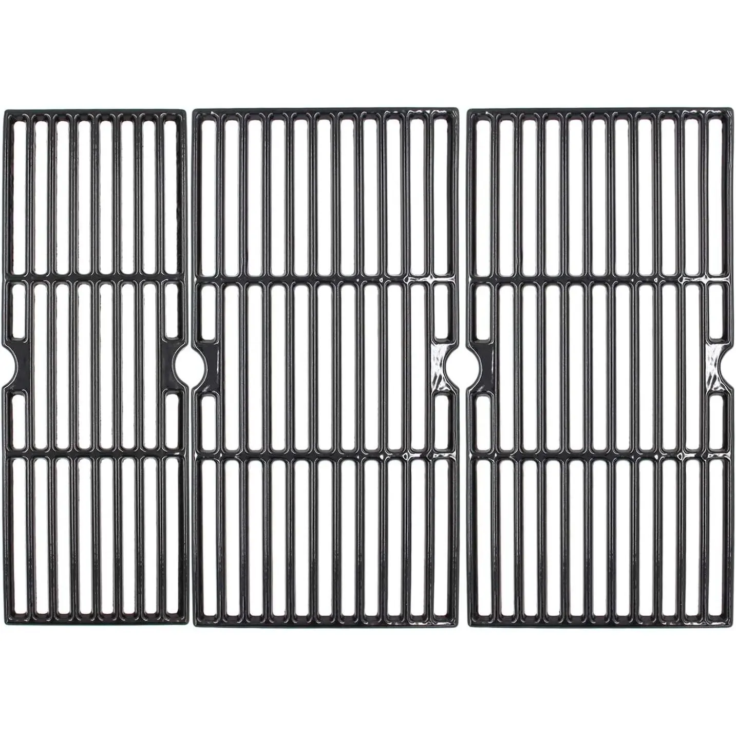 18 3/16 inch Porcelain Cast Iron Grill Grates for CharBroil Performance 4 & 5 Burners Grills, Compatible with 463347519 463373019 463342118 463342119 463347017 463332718 463376217 463376519 463376619 Grills