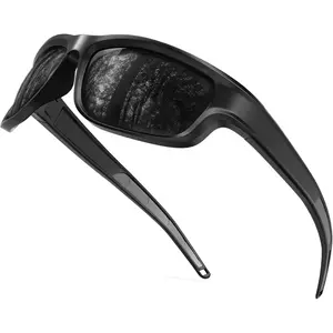 Polarized  Sunglasses for Men Women UV400 Wrap Around Sun Glasses for Fishing Cycling Baseball Running TR90