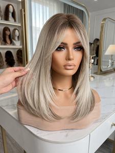 16 Inch Light Layered Straight Wig, Natural Daily Wear, Lightweight Design Suitable for Women, Stylish Hairstyle for Everyday Use