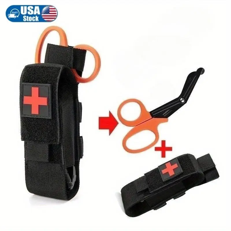 Trauma Kit Organiser Pouch, Tactical Cloth Waist Bag for IFAK First Aid Supplies and Emergency Use